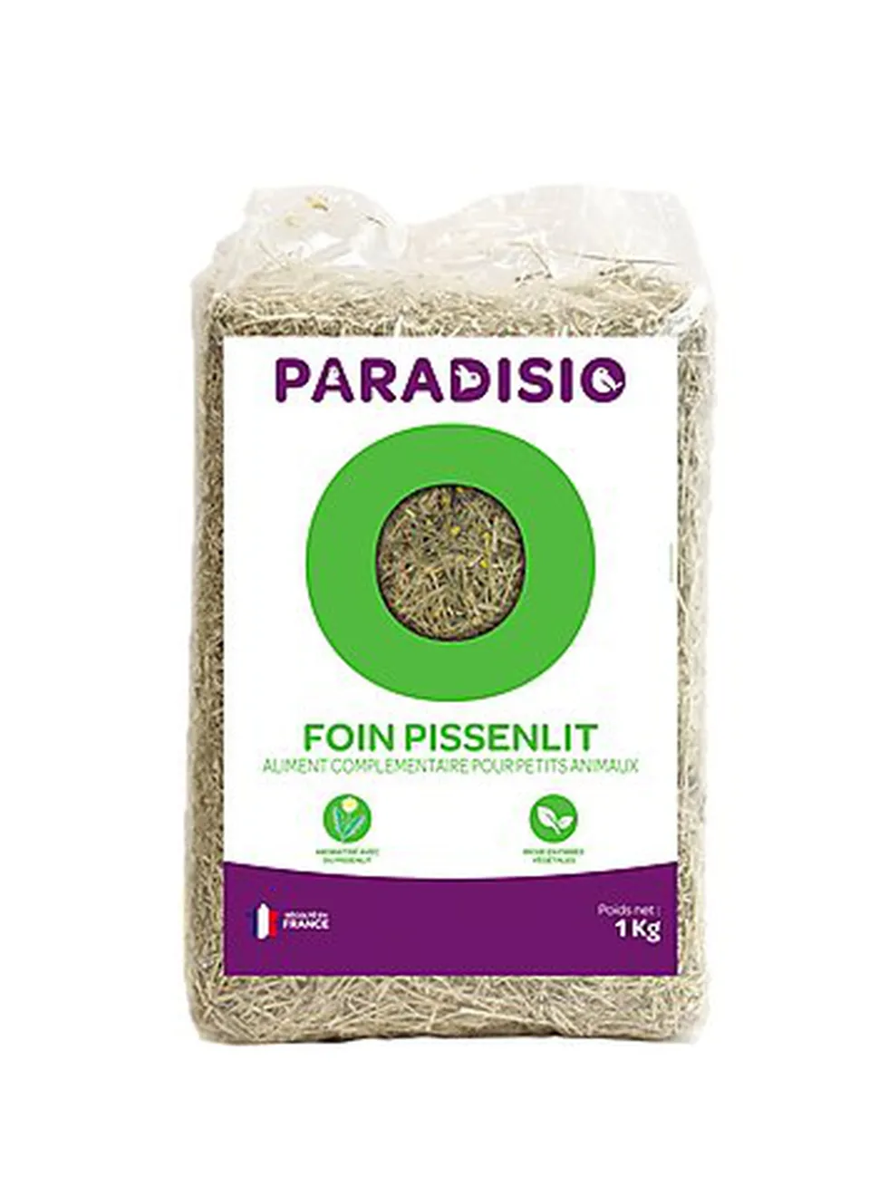 Paradisio - Foin Pissenlit pour Rongeurs - 1Kg