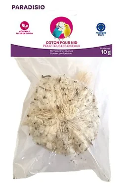 Paradisio - Nid Coton en Filet pour Oiseaux - 10g