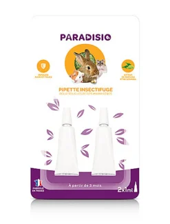 Paradisio - Répulsif Insectifuge en Pipette pour Rongeurs - 2x1ml