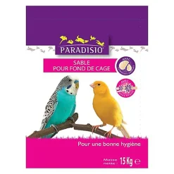 Paradisio - Sable Anisé Blanc pour Cage - 15Kg