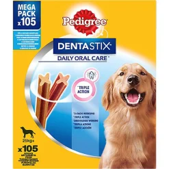 Pedigree - Batonnets à Mâcher Dentastix pour Grands Chiens - x105