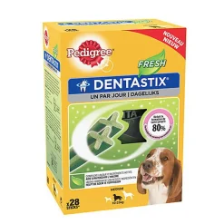 Pedigree - Friandises Dentastix Fresh pour Chien de Moyenne Taille - x28