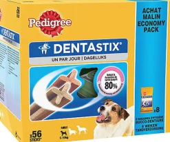 Pedigree - Friandises Dentastix de 56 Sticks pour Chien de Petite Taille - 880g