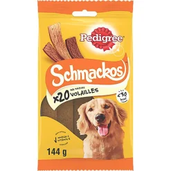 Pedigree -  Friandises Schmackos Recompenses au Poulet pour Chien 20pcs