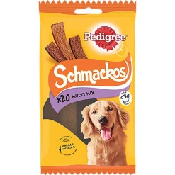 Pedigree - Friandises Schmackos Récompenses Multi pour Chien - 20pcs 144g