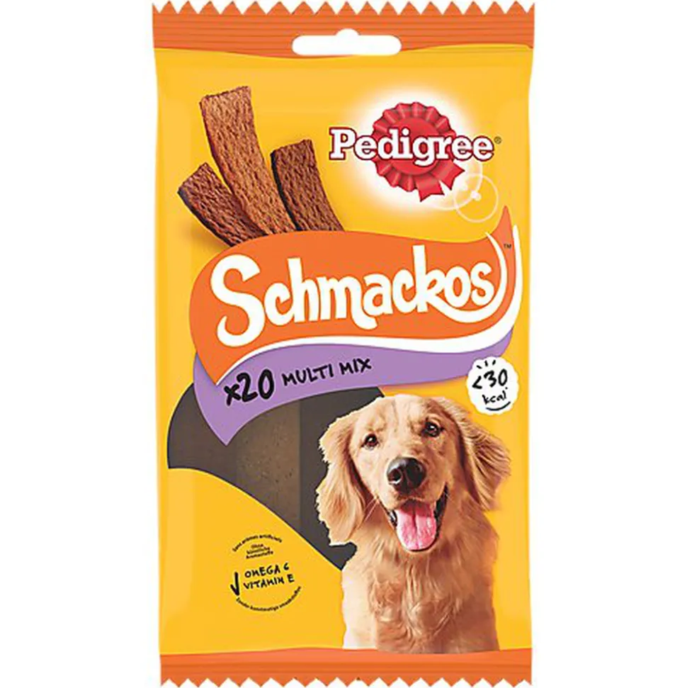 Pedigree - Friandises Schmackos Récompenses Multi pour Chien - 20pcs 144g