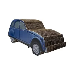 Pet Design - Griffoir en Carton Voiture 2CV pour Chat - 40x16x13cm