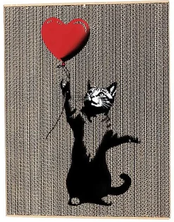 Pet-Design - Griffoir Balloon pour Chats - 43x34x2.5 cm