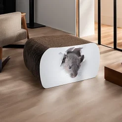 Pet-Design - Griffoir Rat en Carton pour Chats - 29,5X25X17,5cm