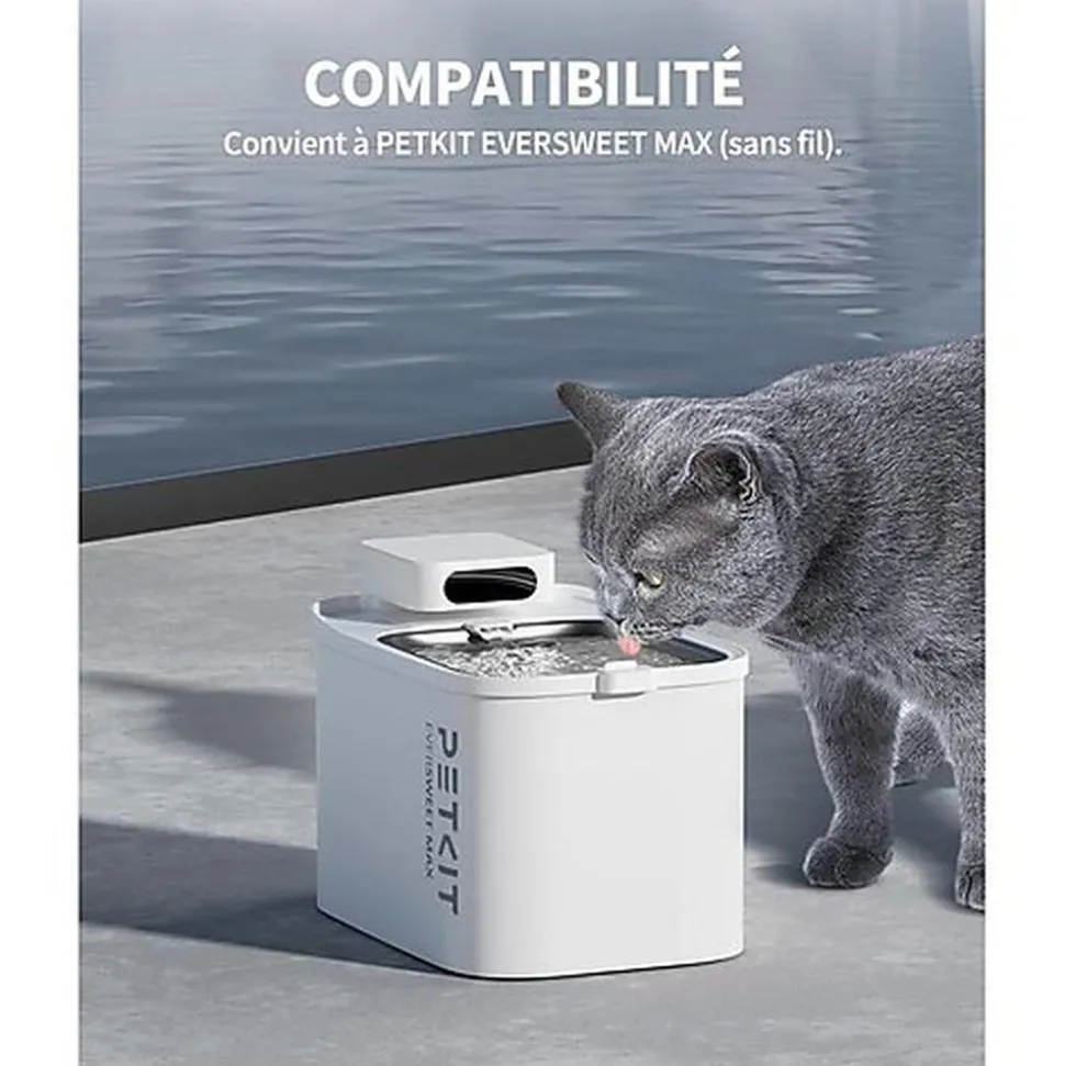 Petkit - Filtre pour Fontaine à Eau EVERSWEET MAX pour Chats et Chiens - x5