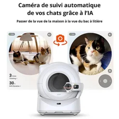 Petkit - Litière Automatique Purobot Ultra Robot pour Chats avec Caméra et IA