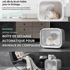 Petkit - Séchoir Automatique Airsalon MAX PRO pour Chiens et Chats - 50x47x44cm