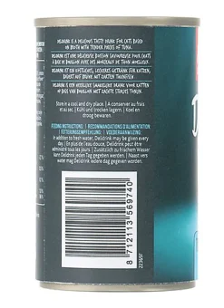 Pets Unlimited - Boîte Delidrink Bouillon au Thon pour Chat - 135ml