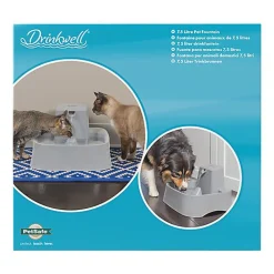 PetSafe - Fontaine Drinkwell en Plastique sans BPA pour Chiens - 7,5L