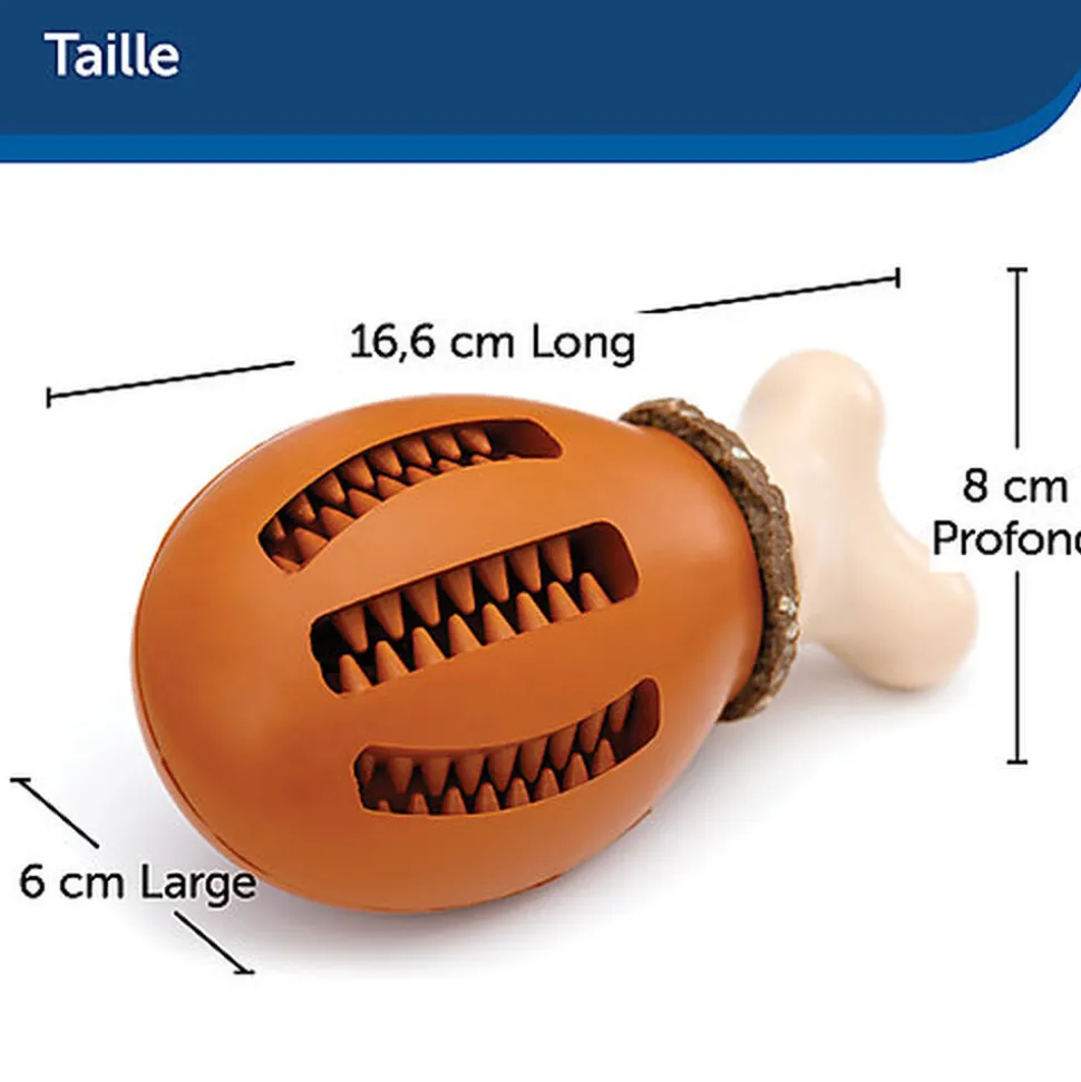 PetSafe - Jouet Pilon de Poulet Chompin' Chicken pour Chiens - M/L