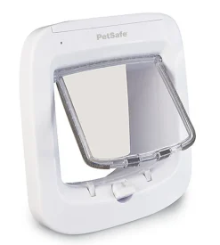 PetSafe - Porte à Puce Electronique pour Chiens et Chats - Blanc