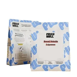 Petty Well - Croquettes Bœuf Poulet pour Grands Chiens - 12kg