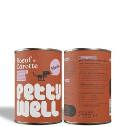 Petty Well - Pâtée au Bœuf pour Chiens - 6x400g