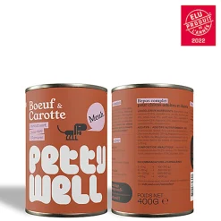 Petty Well - Pâtée au Bœuf pour Chiens - 6x400g