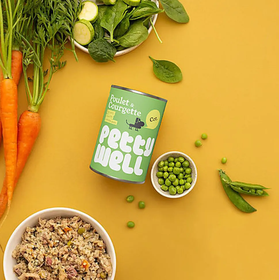 Petty Well - Pâtée au Poulet pour Chiens - 6x400g