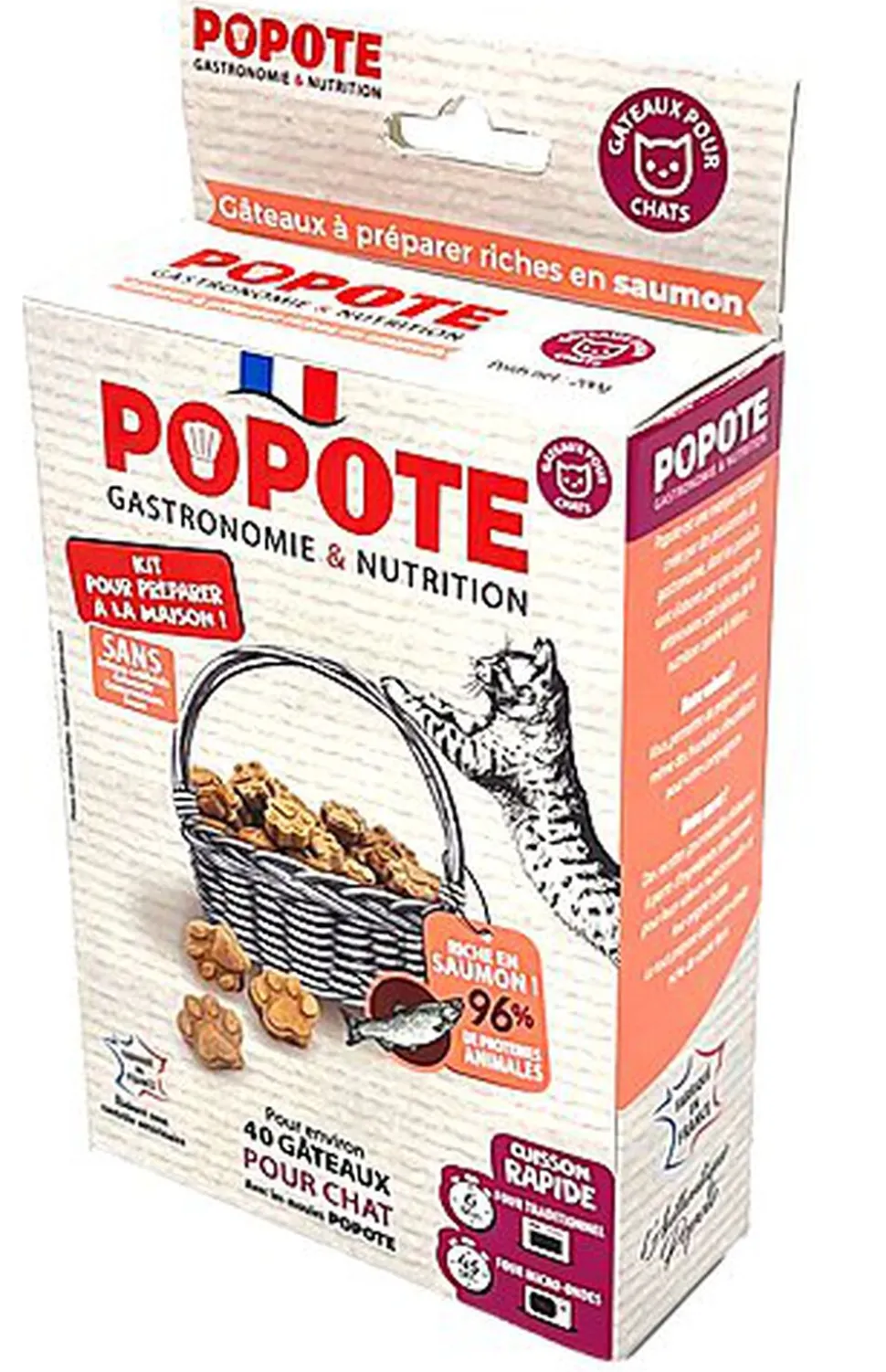 Popote - Kit friandises au Saumon pour Chats - 200g