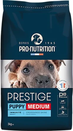 Pro Nutrition - Croquettes Prestige Medium Puppy pour Chiot Pour Chien