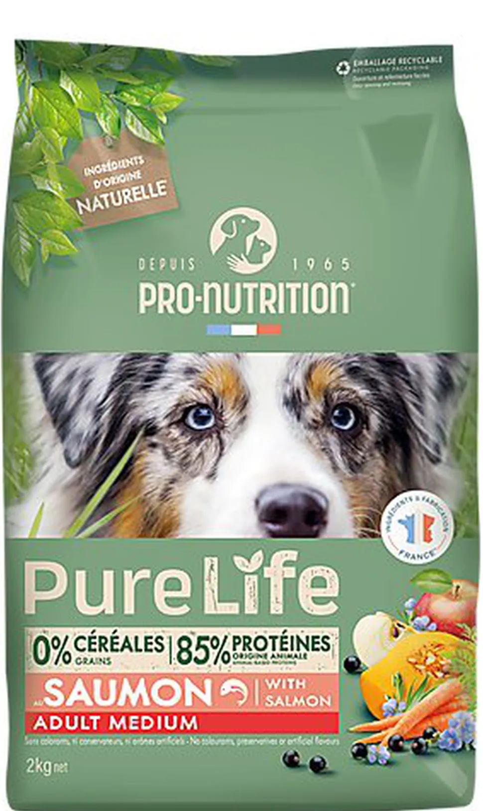 Pro Nutrition - Croquettes Pure Life Chien Adult Medium Pour Chien