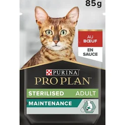 Pro Plan - Bouchée en Sauce Sterilised au Bœuf pour Chat Stérilisé - 85g