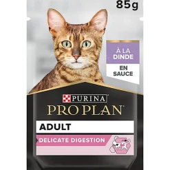 Pro Plan - Bouchée en Sauce Delicate à la Dinde pour Chat - 85g
