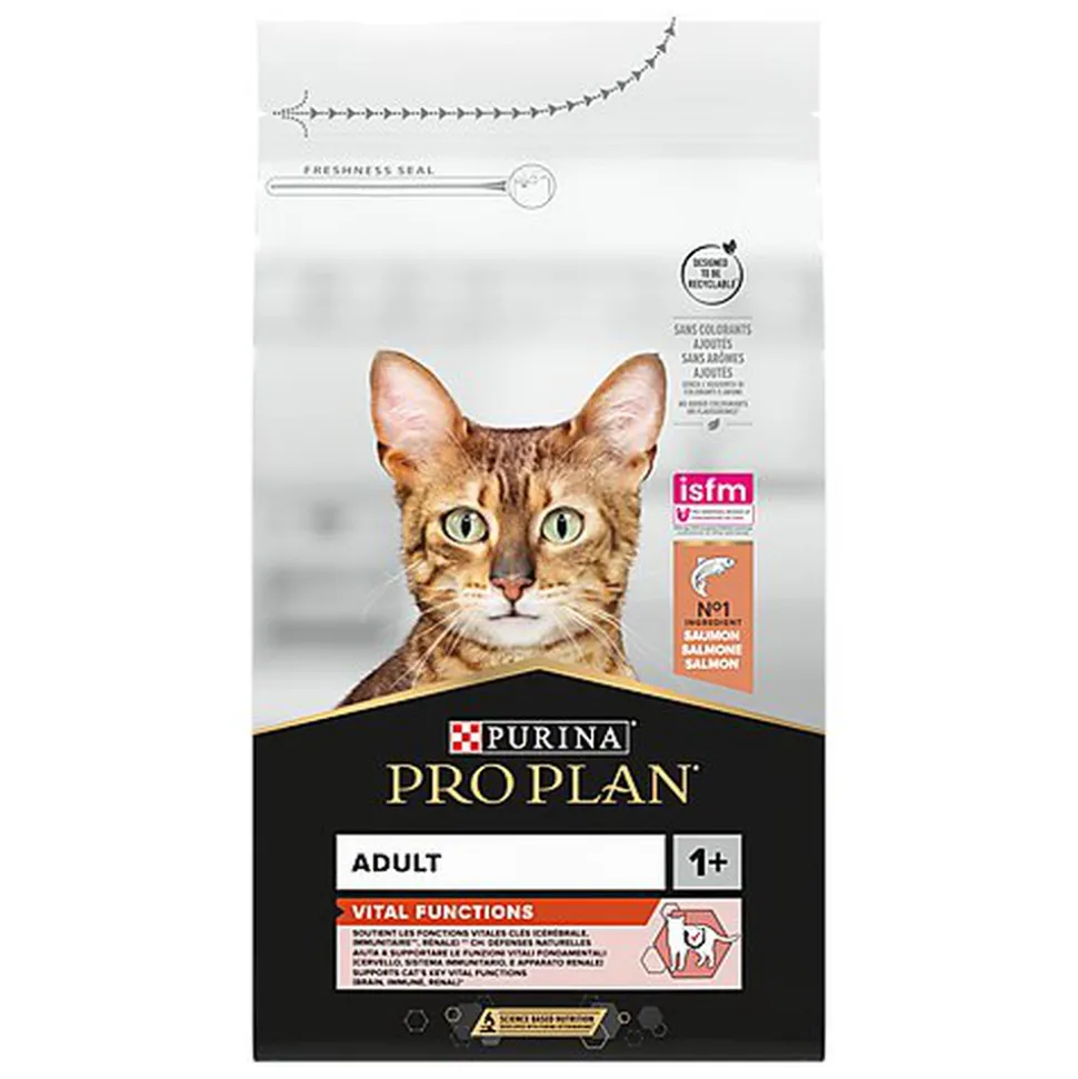 Pro Plan - Croquettes Adult au Saumon pour Chat Adulte