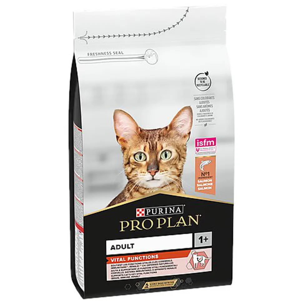 Pro Plan - Croquettes Adult au Saumon pour Chat Adulte