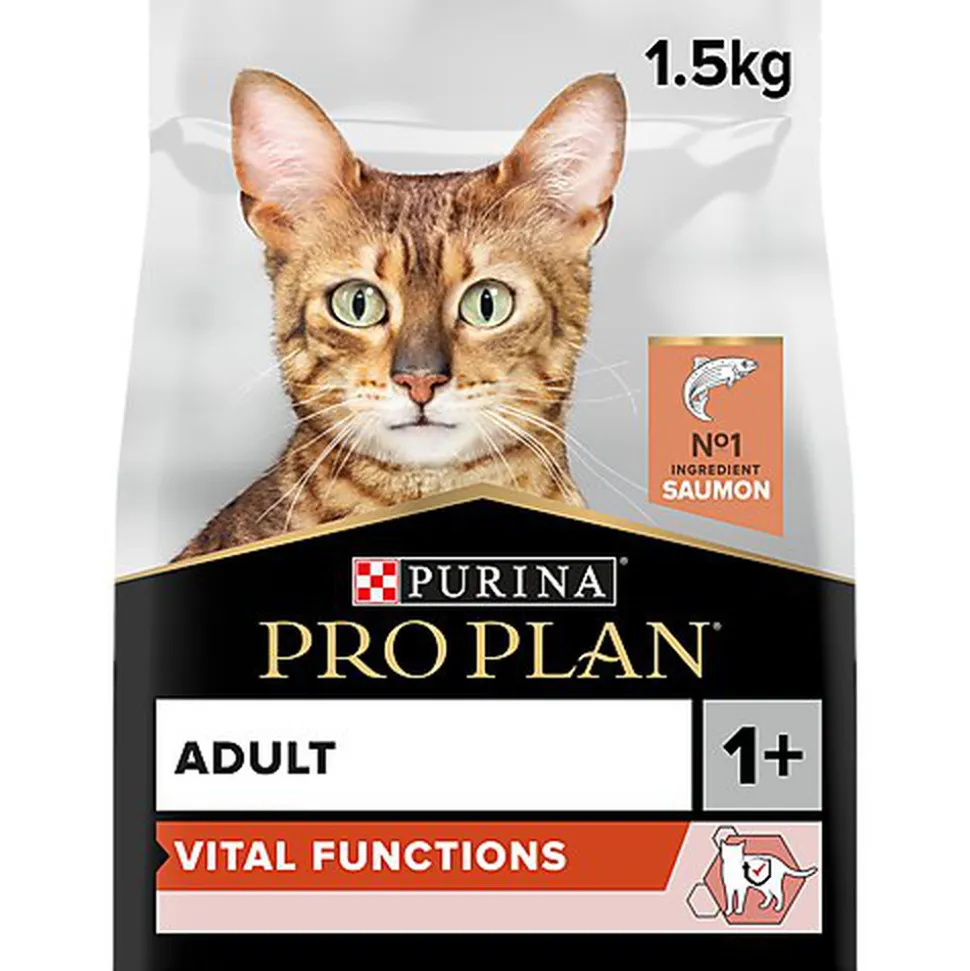 Pro Plan - Croquettes Adult au Saumon pour Chat Adulte