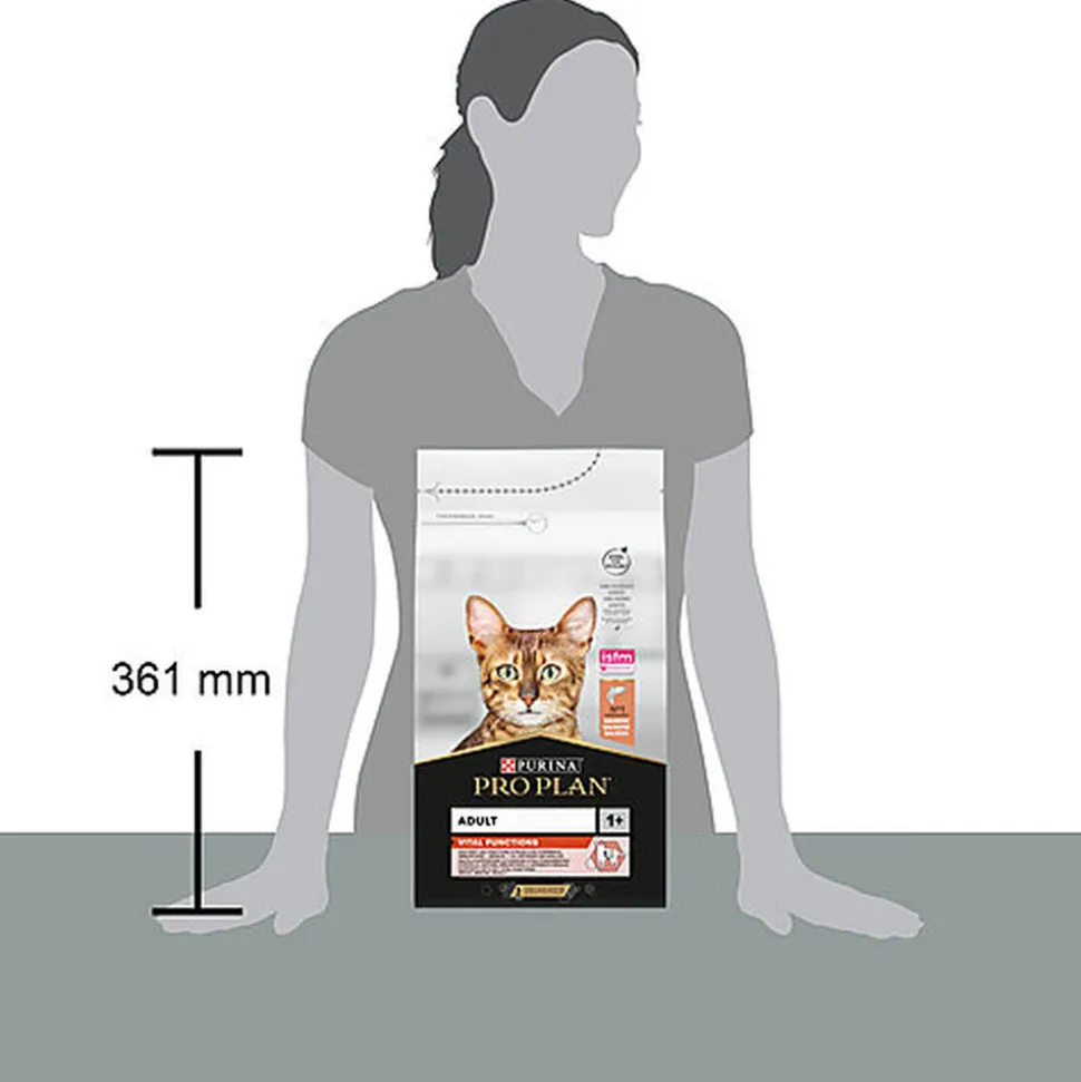 Pro Plan - Croquettes Adult au Saumon pour Chat Adulte