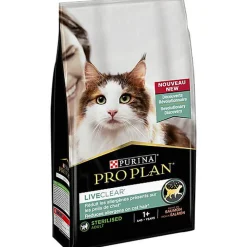 Pro Plan - Croquettes LiveClear +1 Stérilisé Saumon pour Chat