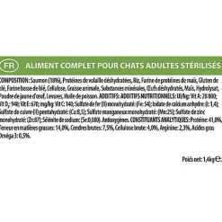 Pro Plan - Croquettes LiveClear +1 Stérilisé Saumon pour Chat