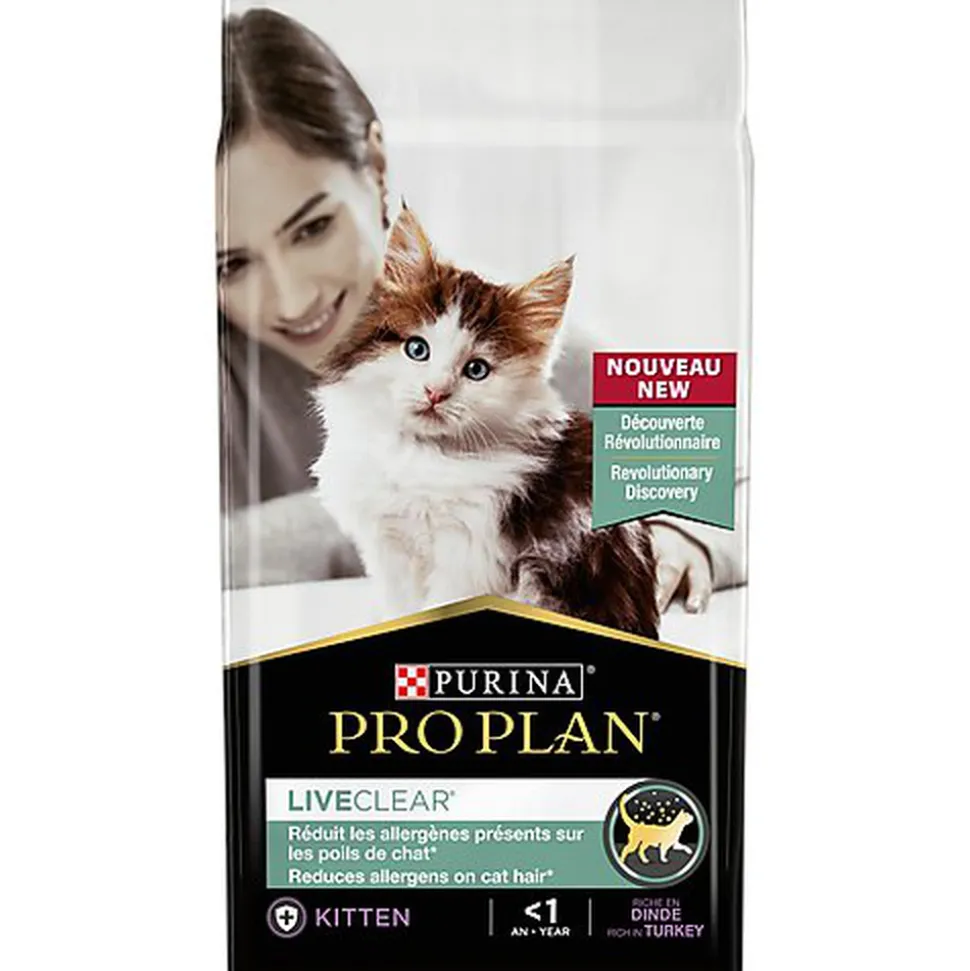 Pro Plan - Croquettes LiveClear Kitten Stérilisé Dinde pour Chaton - 1,4Kg