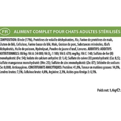 Pro Plan - Croquettes LiveClear +1 Stérilisé Dinde pour Chat