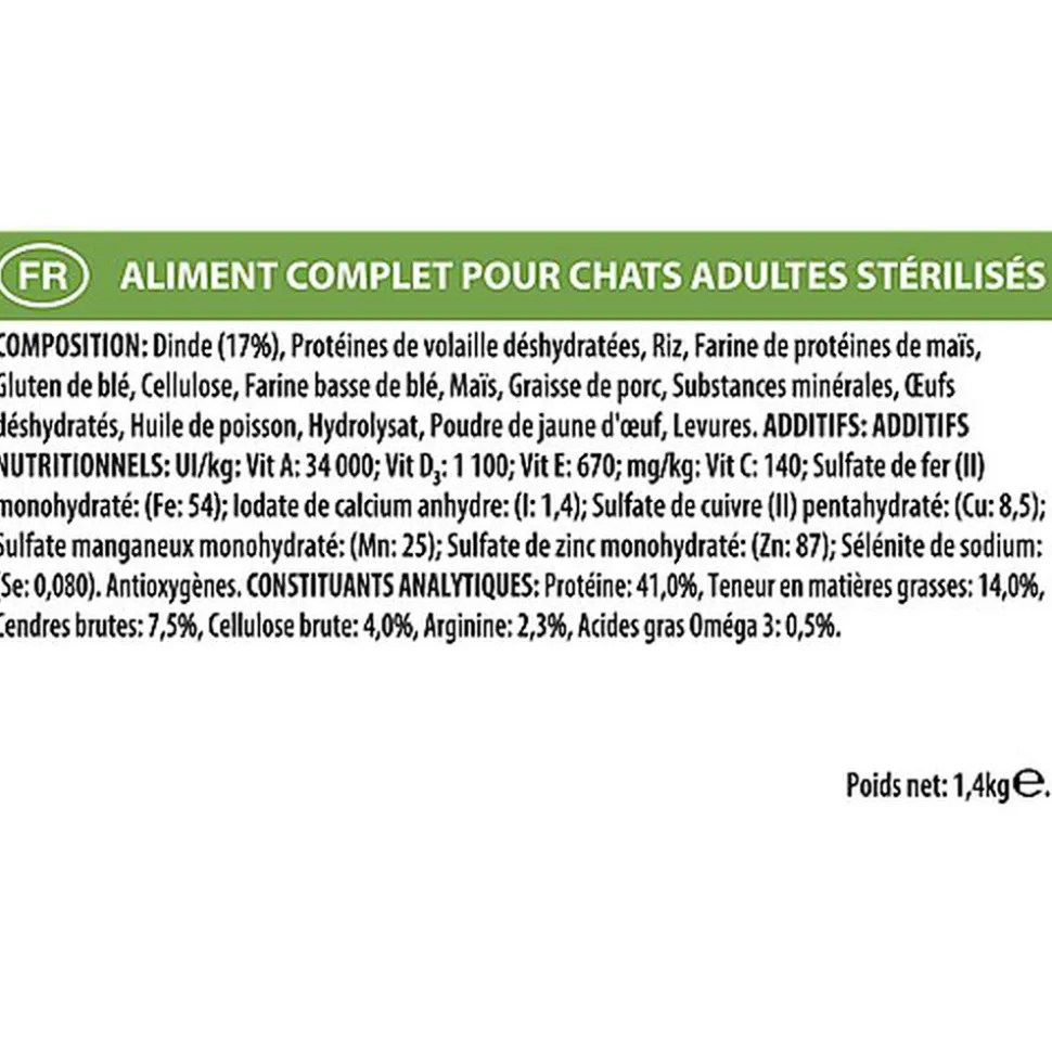 Pro Plan - Croquettes LiveClear +1 Stérilisé Dinde pour Chat