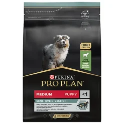 Pro Plan - Croquettes Medium Puppy Sensitive Digestion à l' Agneau pour Chiot - 3Kg