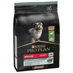 Pro Plan - Croquettes Medium Puppy Sensitive Digestion à l' Agneau pour Chiot - 3Kg