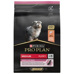 Pro Plan - Croquettes OPTIDERMA Medium Sensitive Skin Saumon pour Chiot