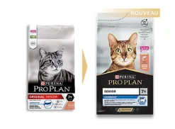 Pro Plan - Croquettes ORIGINAL Senior 7+ Saumon pour Chat - 3Kg