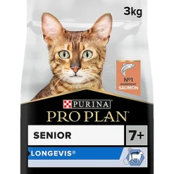 Pro Plan - Croquettes ORIGINAL Senior 7+ Saumon pour Chat - 3Kg