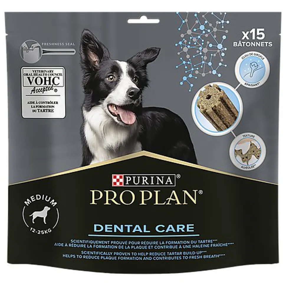 Pro Plan - Friandises à Mâcher Dental Care pour Moyens Chiens - 345g