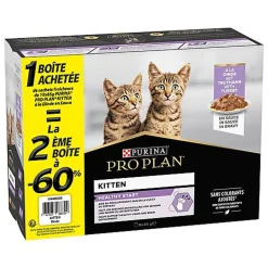 Pro Plan - Pochons Kitten Healthy Start Dinde en Sauce - 10x85g le 2ème à - 60%