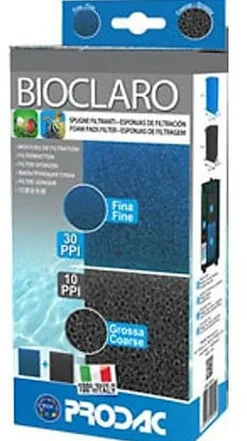 Prodac - Set de 2 Éponges BIOCLARO pour Filtre - S