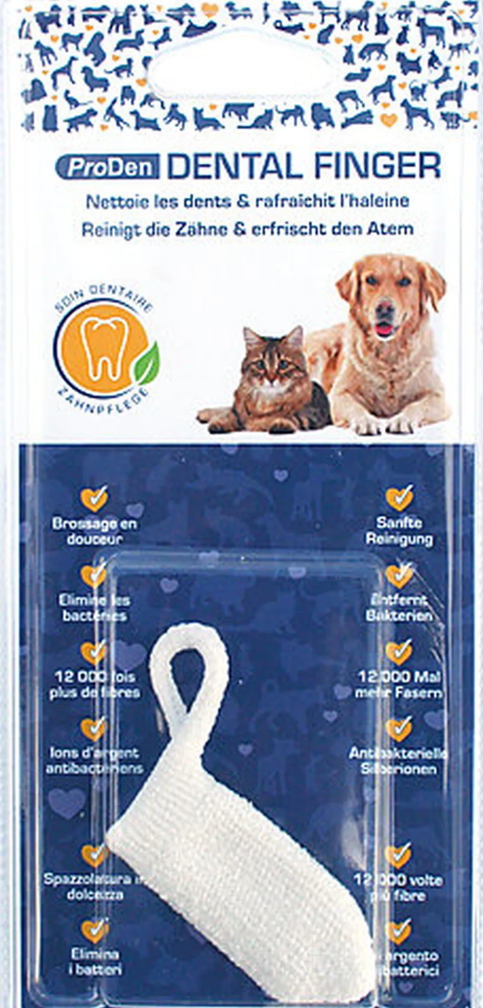 Proden - Dental Doigtier pour Chiens et Chats