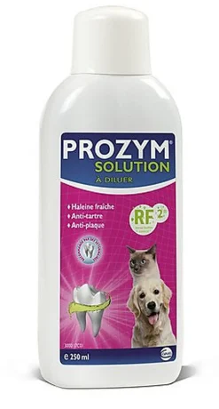 PROZYM - Solution Buvable RF2 Hygiène Bucco-dentaire pour Chien et Chat - 250ml