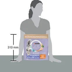 Purina One - Croquettes au Poulet et Céréales Spécial Pelage et Boules de Poils pour Chat Adulte - 1,5Kg