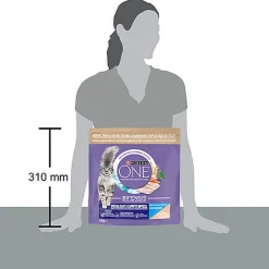 Purina One - Croquettes Spécial Chat difficile au Cabillaud et à la Truite - 1,5kg